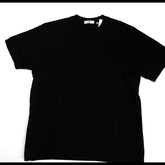 Sweater Pullover Short Sleeve  Black Knit Made in Italy Large - Picture 5 of 6